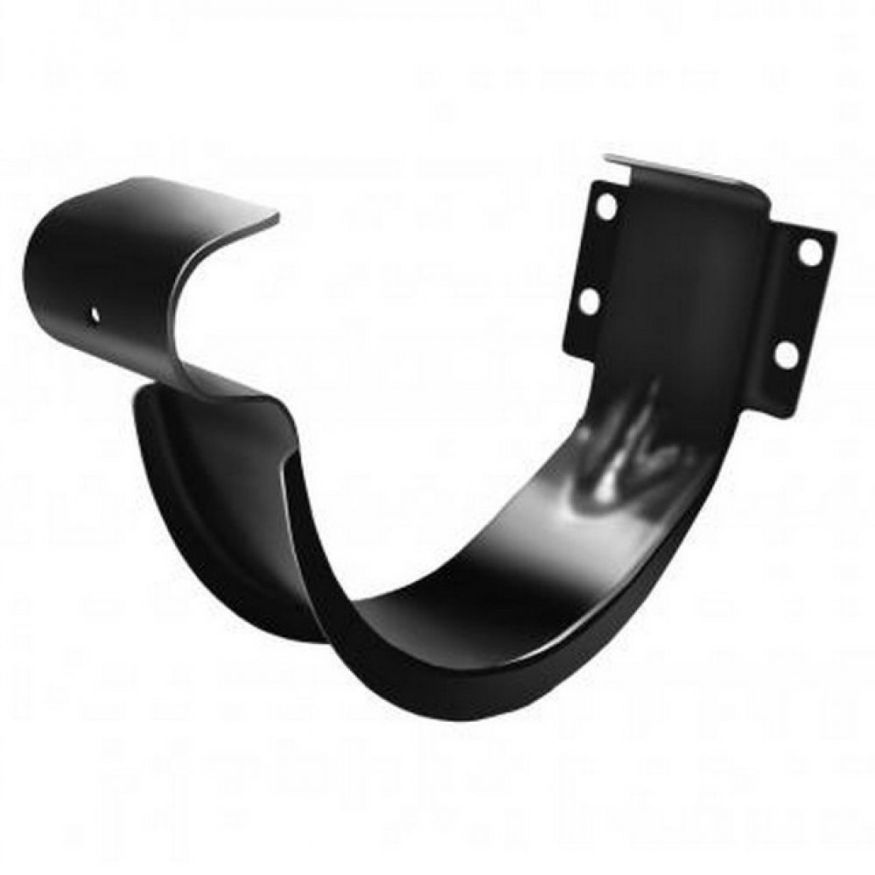 Держатель для водосточного желоба Grand Line, черный (RAL 9005) купить в Сочи