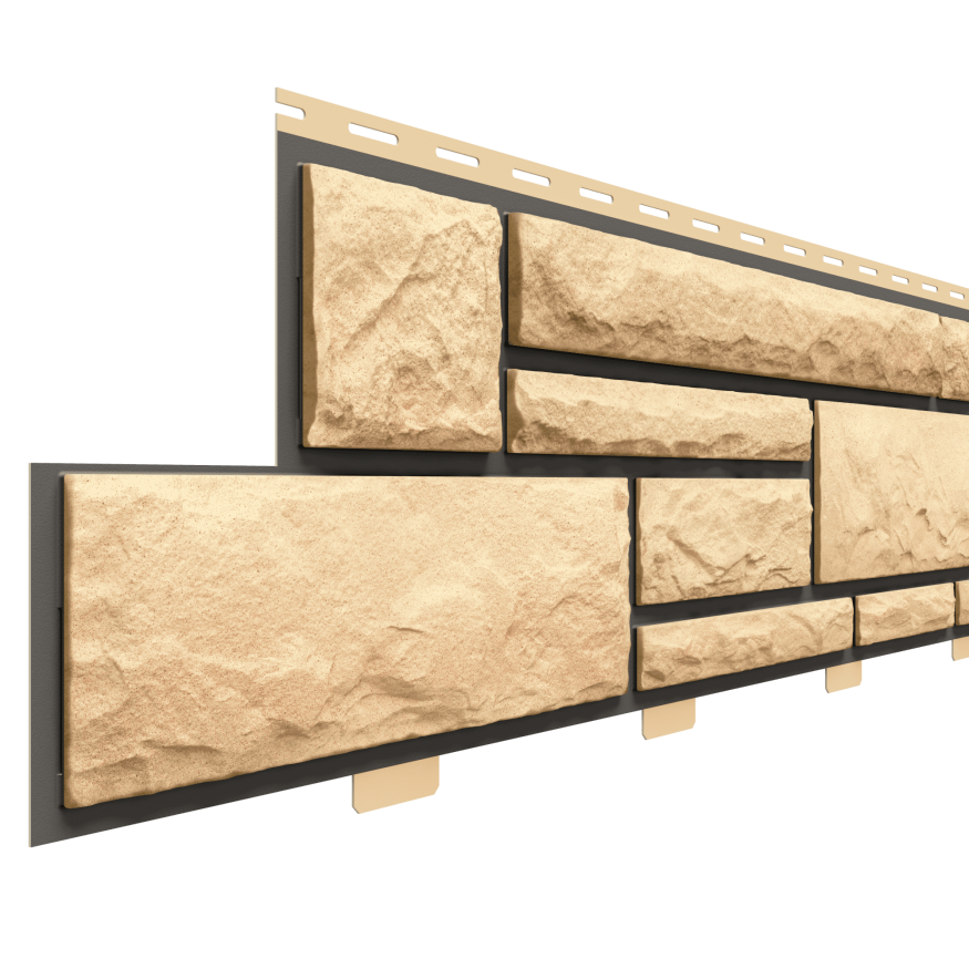 Фасадные панели Доломит, Доломит Премиум, Имбирь купить в Сочи