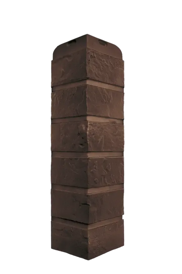 Наружный угол Альта-Профиль, Кирпич Рижский ЭКО Коричневый купить в Сочи