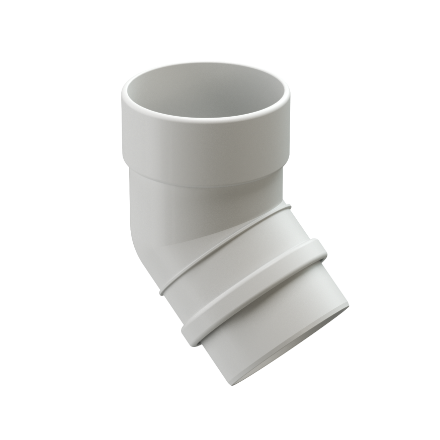 Колено водосточное 45˚ Docke Lux, Пломбир купить в Сочи