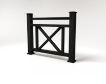 Ограждение из древесно-полимерного композита FG2 кварц