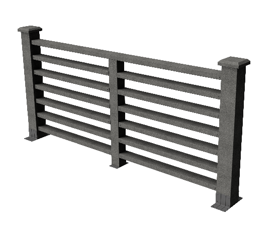 Декоративное ограждение ДПК GRINDERDECO Марсело цвет серый базальт купить в Сочи