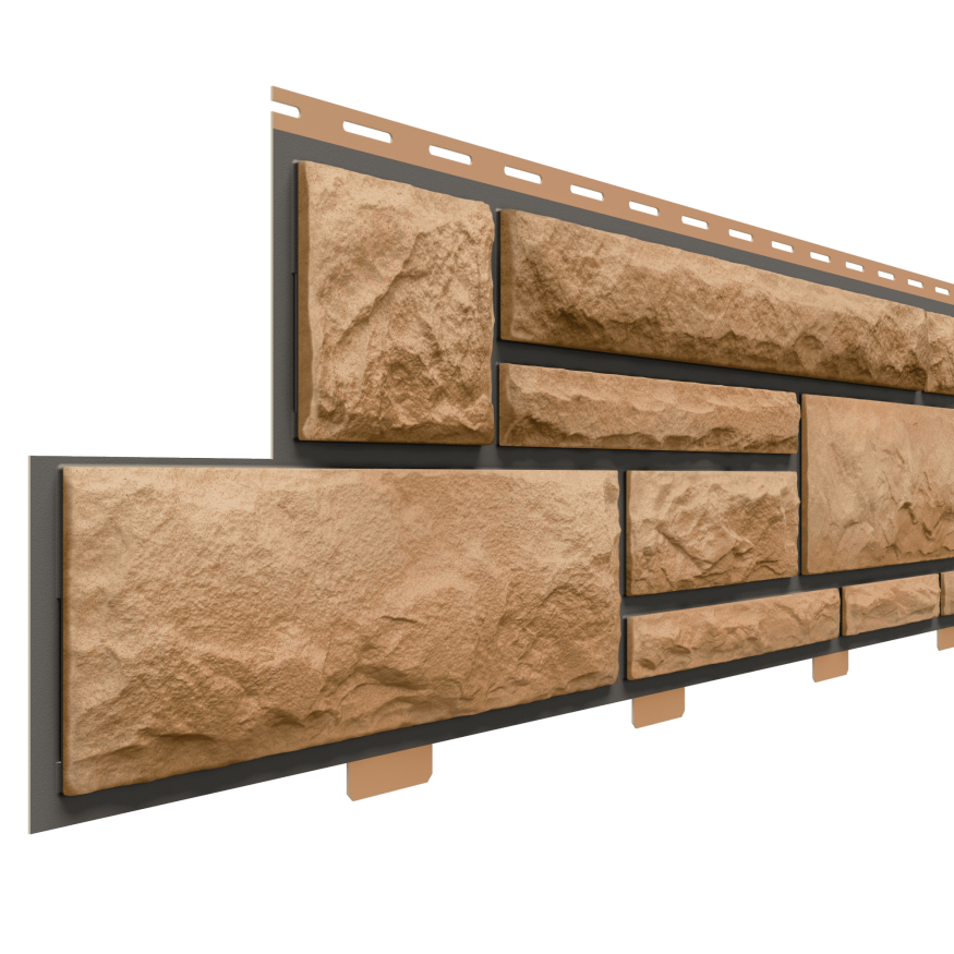 Фасадные панели Доломит, Доломит Премиум, Миндаль купить в Сочи