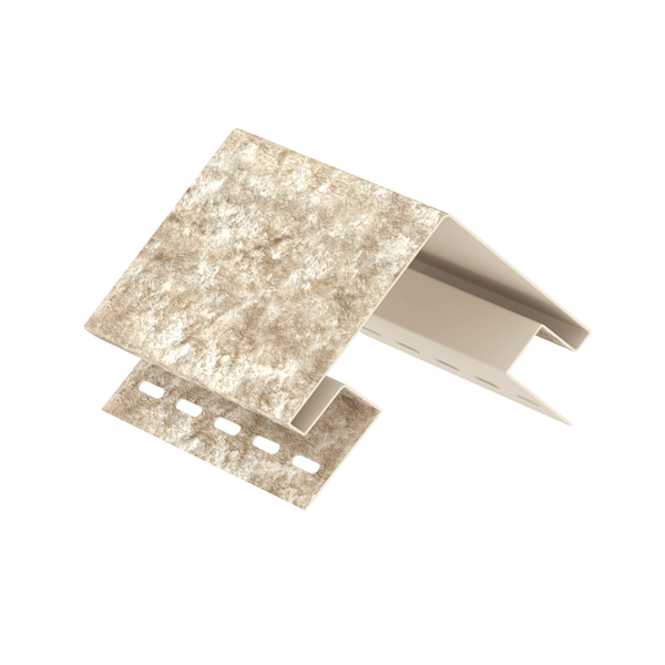 Наружный угол Ю-Пласт, Стоун-хаус Кварцит, Светло-Бежевый купить в Сочи