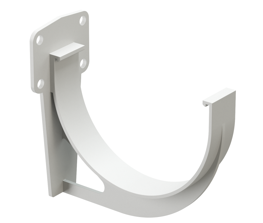 Кронштейн для желоба Docke Premium, цвет Пломбир купить в Сочи