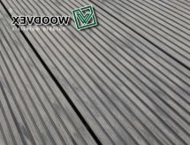 Террасная доска WOODVEX Select из ДПК Серый дым