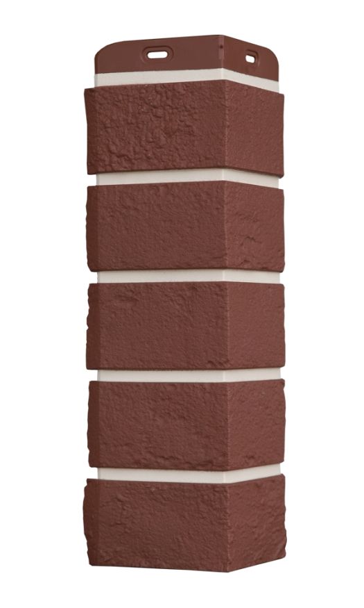 Угол наружный Grand Line, Состаренный кирпич Design Plus, Корица (Белый шов) купить в Сочи