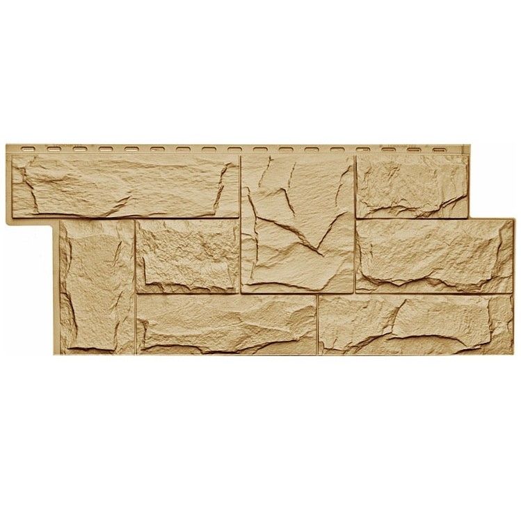 Фасадная панель T-Сайдинг, Гранит Леон Бежевый купить в Сочи