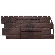 Фасадная панель FineBer Камень природный, Коричневый