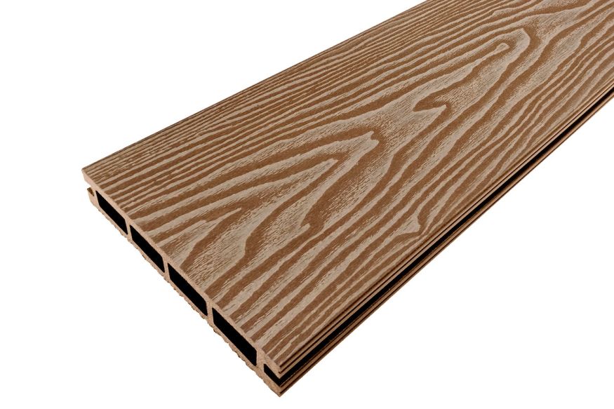 Террасная доска Holzhof, NauticPrime (Light) Esthetic Wood, Коричневый купить в Сочи