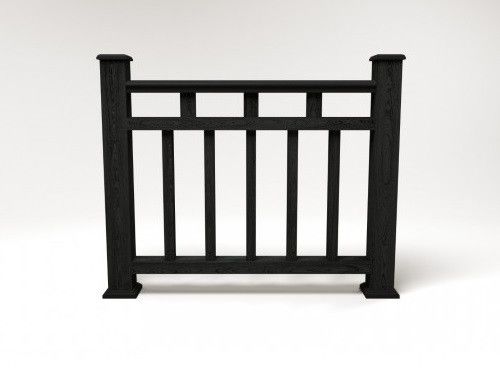 Ограждение из композитного древесно-полимерного материала FG1 кварц купить в Сочи