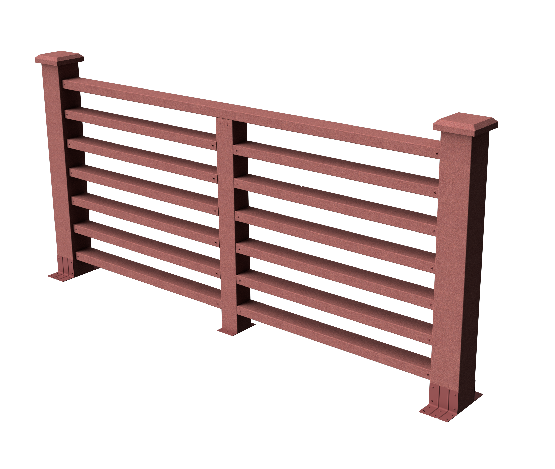 Декоративное ограждение из ДПК GRINDERDECO Марсело Мербау купить в Сочи