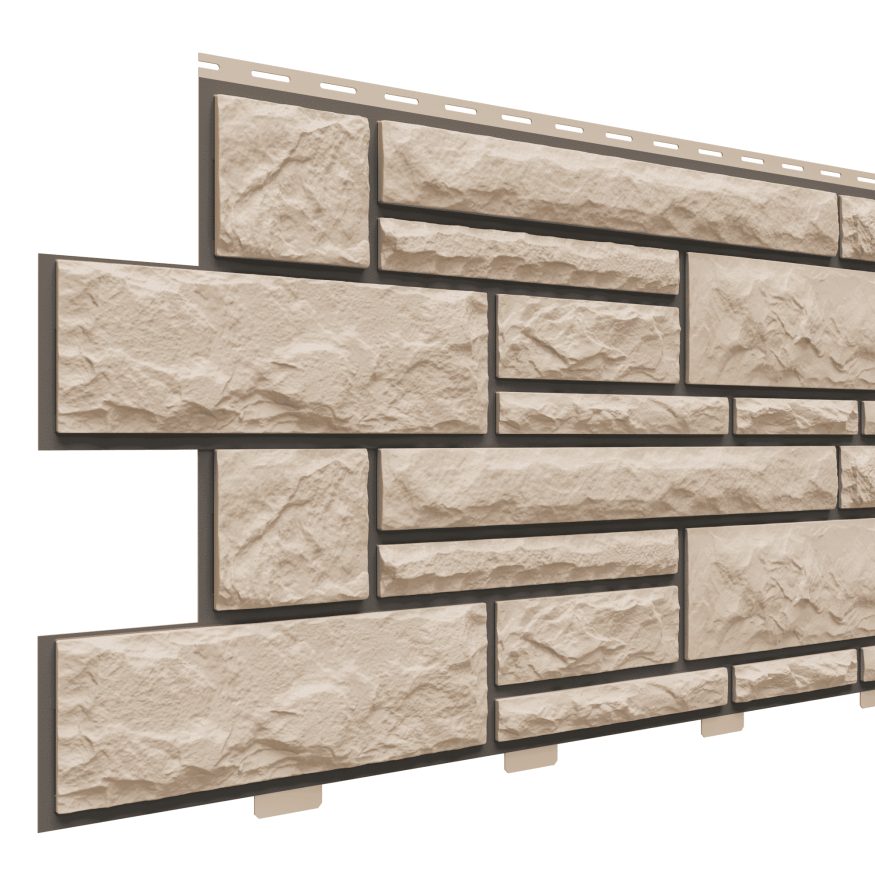 Фасадные панели Доломит, Брусчатка Доломит, Орех 2000 мм купить в Сочи