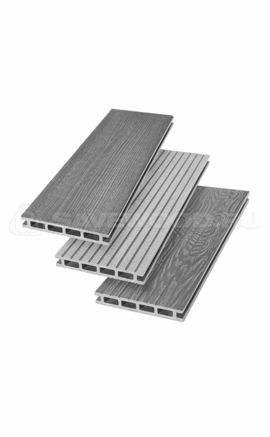 Террасная доска ДПК SaveWood, SW Carpinus (R), Пепельный купить в Сочи