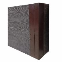 Доска для грядок NauticPrime EstheticWood 3D в цвете Венге, размер 445х35х2950 мм