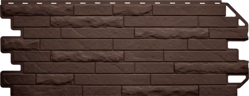 Фасадная панель Альта-Профиль Кирпич Антик ЭКО Коричневый купить в Сочи