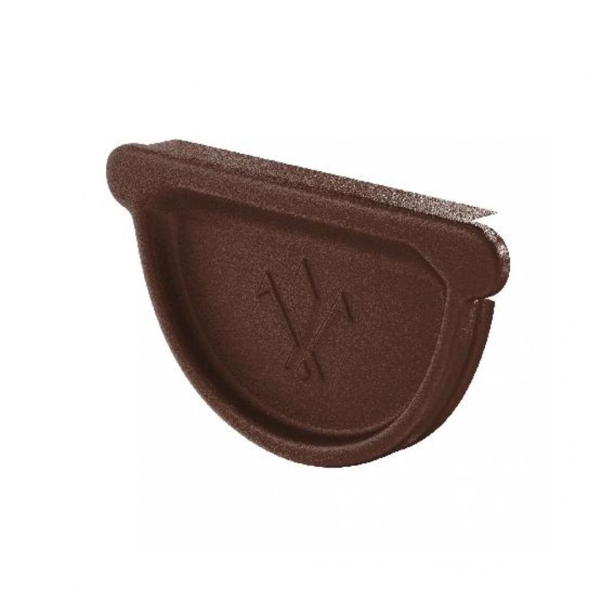 Универсальная заглушка с резиновым уплотнителем Aquasystem, RAL 8017, коричневый матовый, 150/100. купить в Сочи