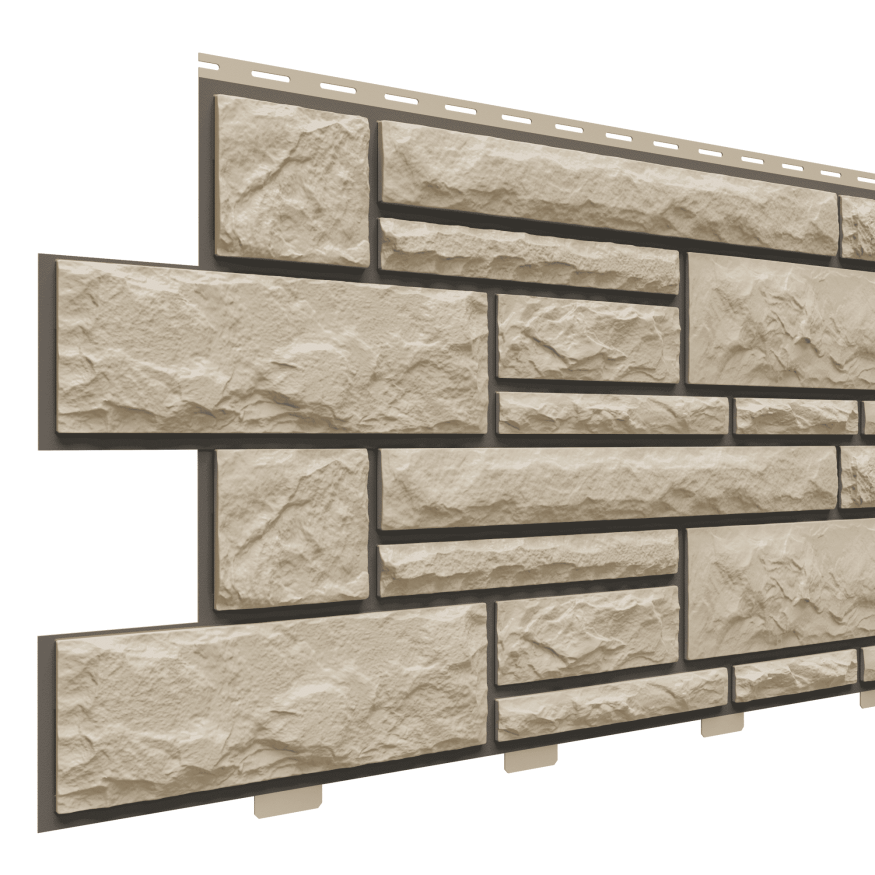 Фасадные панели Доломит, Брусчатка Доломит, Сандал 2000 мм купить в Сочи