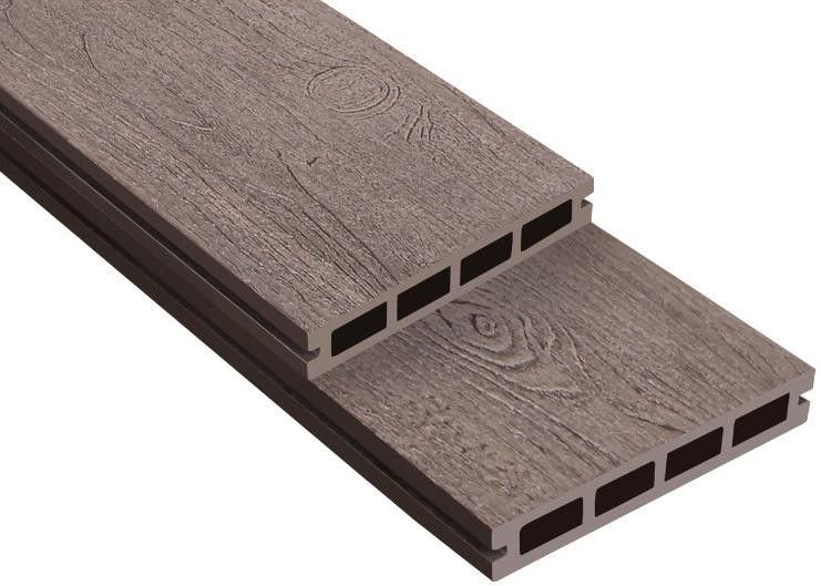 Террасная доска ДПК Outdoor 3D NEVADA/CALIFORNIA коричневая микс купить в Сочи