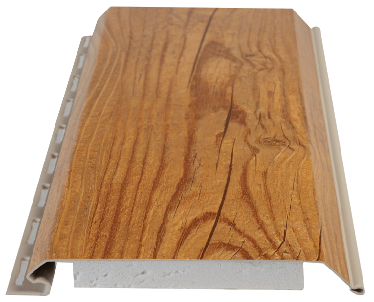 Фасадные термопанели BrusDecor в стиле Винтажной сосны купить в Сочи