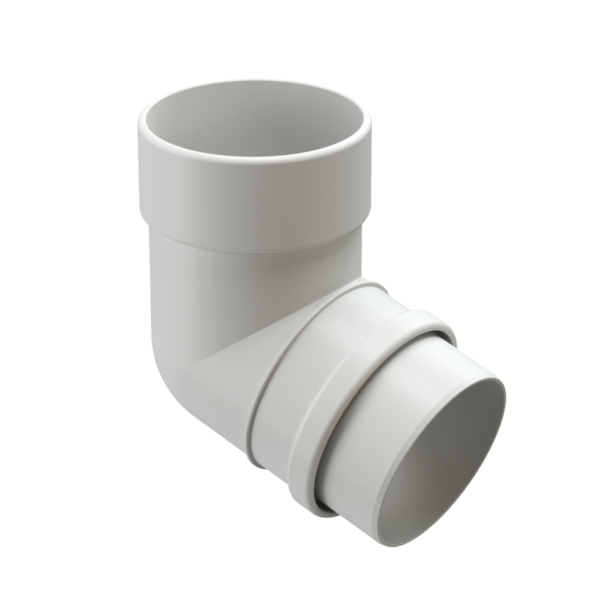 Колено водосточное 72˚ Docke Lux, Пломбир купить в Сочи