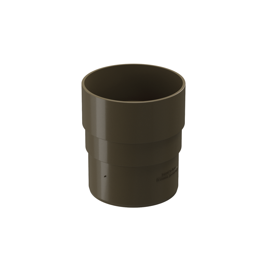 Соединительная муфта для водостока Docke Premium, цвет Каштан купить в Сочи