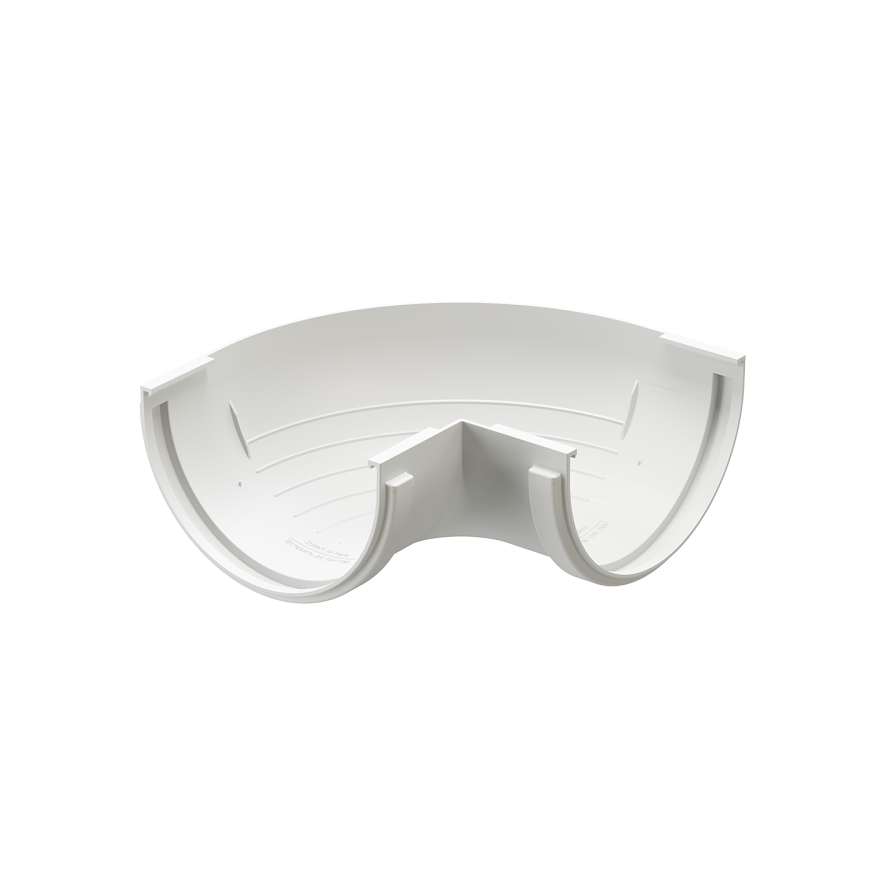 Внешний угол желоба 90°, Docke Standard, Цвет: Белый купить в Сочи