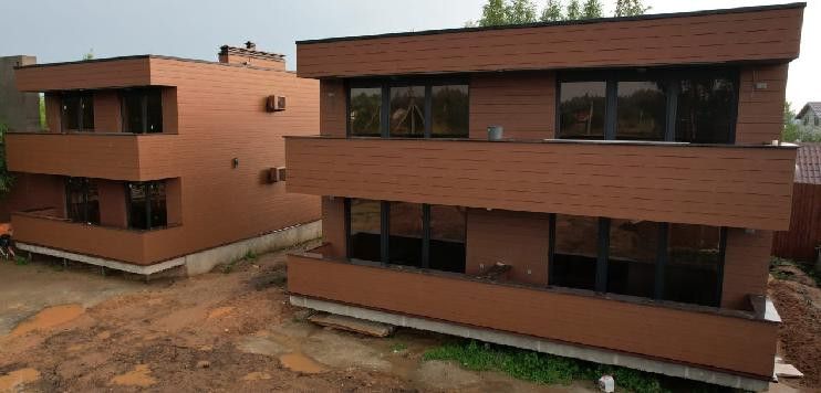 Фиброцементный сайдинг 190х3000х8мм Солнечный лес RAL 1015 купить в Сочи