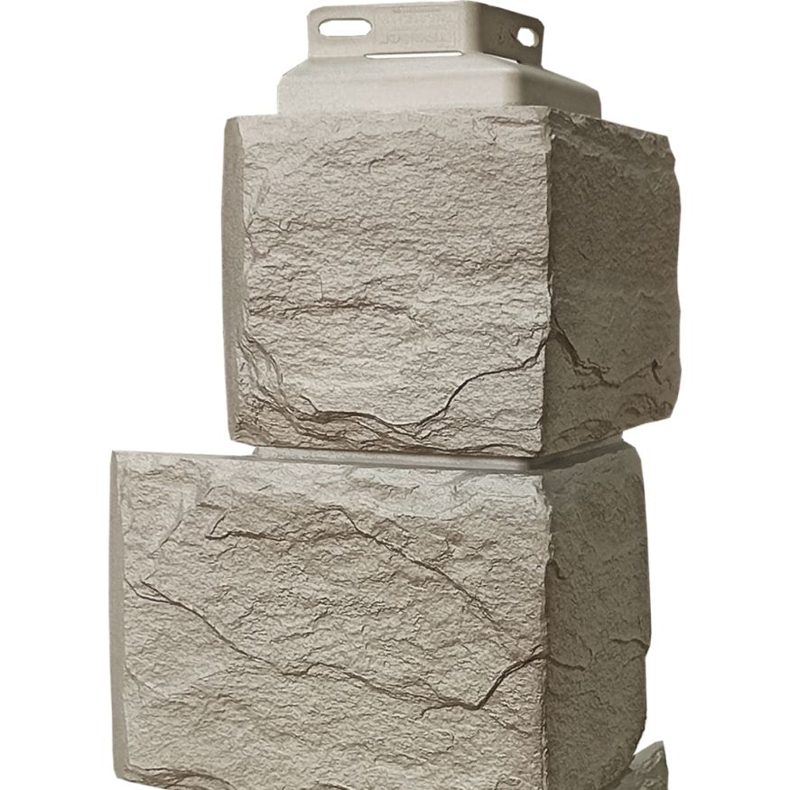 Наружный угол FineBer Камень природный, Песочный купить в Сочи