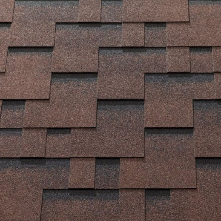 Гибкая черепица KATEPAL ROCKY, цвет спелый каштан купить в Сочи