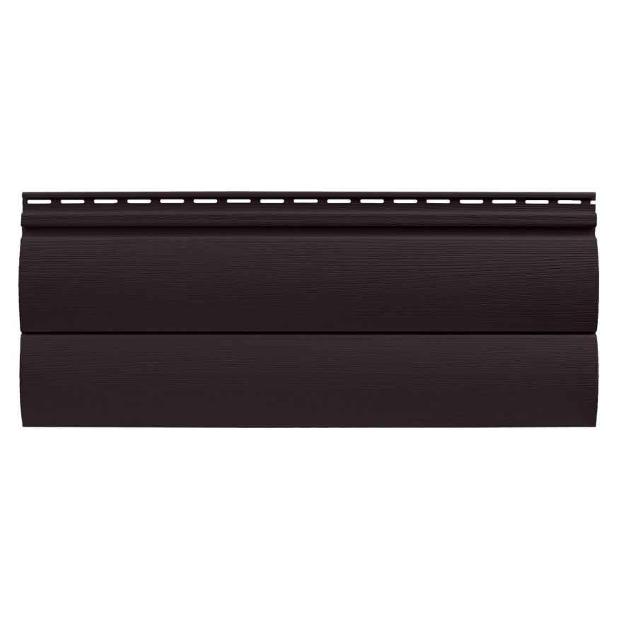 Акриловый сайдинг Tecos, двойной оцилиндрованный брус, Арабика купить в Сочи