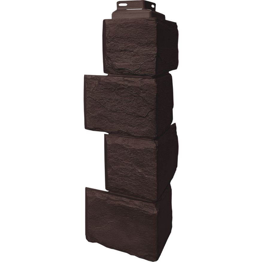 Наружный угол FineBer Камень природный, Коричневый купить в Сочи