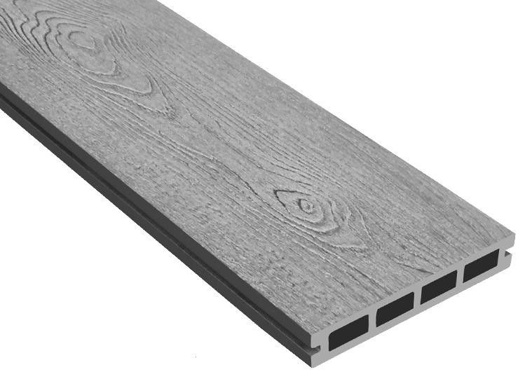 Террасная доска ДПК Outdoor 3D NEVADA/CALIFORNIA в сером цвете. купить в Сочи