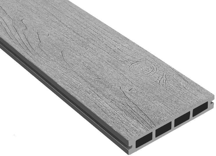 Террасная доска ДПК Outdoor 3D NEVADA/CALIFORNIA в сером цвете. купить в Сочи