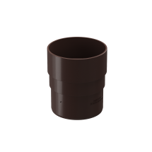 Соединительная муфта для водостока Docke Premium, цвет Шоколад.