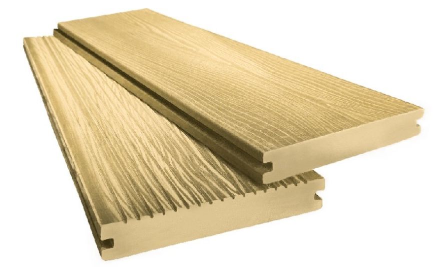 Террасная доска ДПК I-Techplast МАССИВ 3D WOOD Золотой купить в Сочи