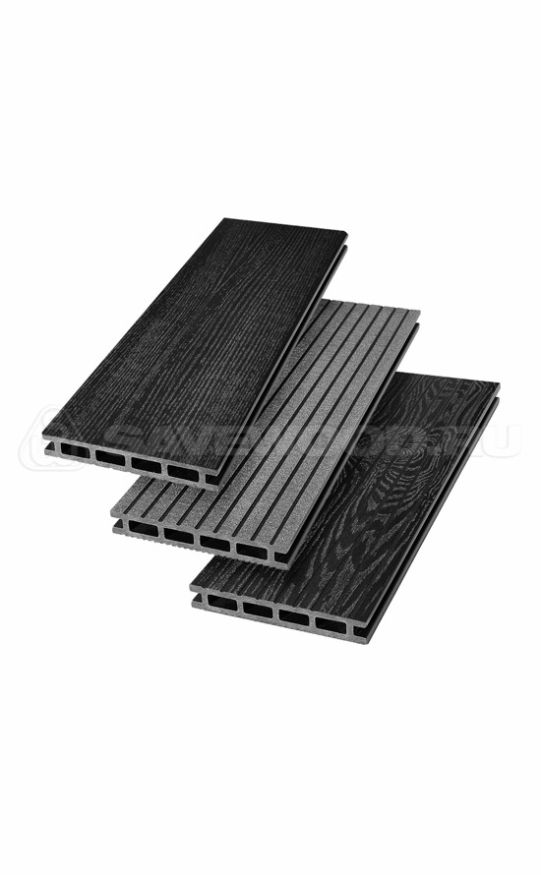 Террасная доска ДПК SaveWood, SW Carpinus (R), Черный купить в Сочи