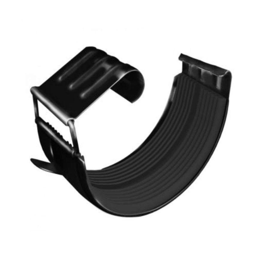 Соединитель для водосточного желоба Grand Line, черный (RAL 9005) купить в Сочи