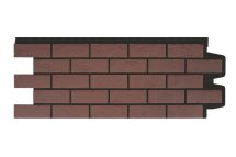 Фасадная панель Grand Line, Состаренный кирпич Design Plus, Корица (Черный шов)
