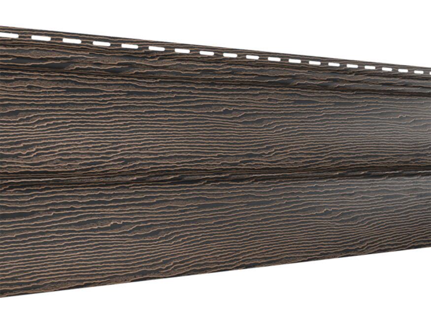 Виниловый сайдинг Ю-пласт TimberBlock Дуб, Мореный купить в Сочи