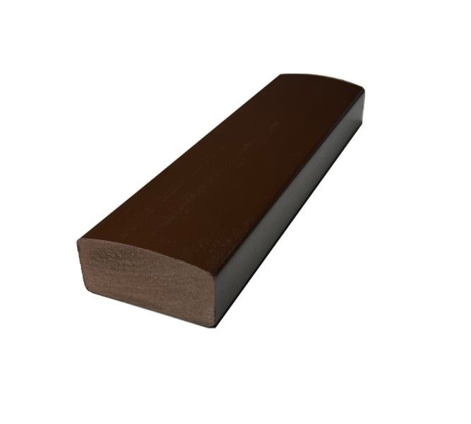 Лавочный брус Ecodecking Некст полнотелый глянцевый, Шоколад купить в Сочи