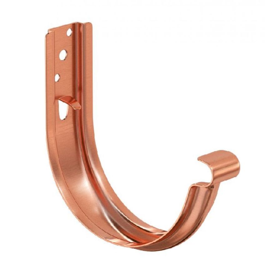 Универсальный крюк для крепления желоба Aquasystem, медь 125/90 купить в Сочи