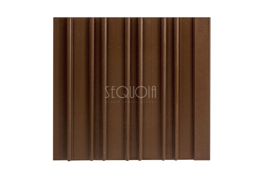 Доска фасадная SEQUOIA co-extrusion Коричневая купить в Сочи