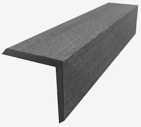 Уголок ДПК 50×50 Графит купить в Сочи