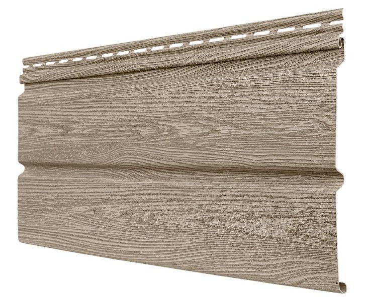 Виниловый сайдинг Tecos Lux Вагонка, Сибирский кедр купить в Сочи