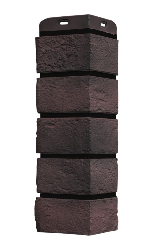 Угол наружный Grand Line, Состаренный кирпич Design Plus, Кофе (Черный шов) купить в Сочи