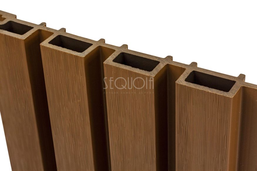Доска фасадная SEQUOIA co-extrusion Светло-коричневая купить в Сочи
