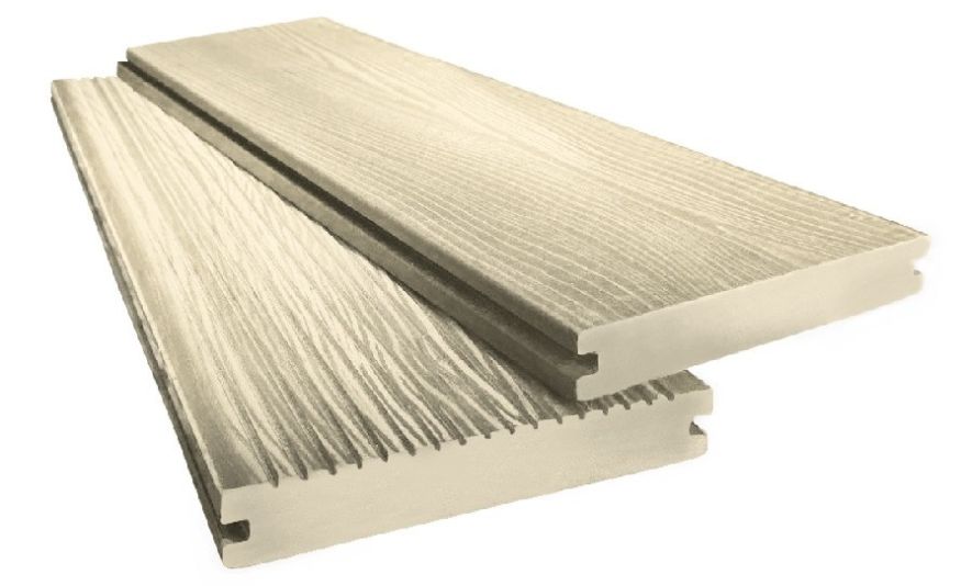 Террасная доска ДПК I-Techplast МАССИВ 3D WOOD Слоновая кость купить в Сочи