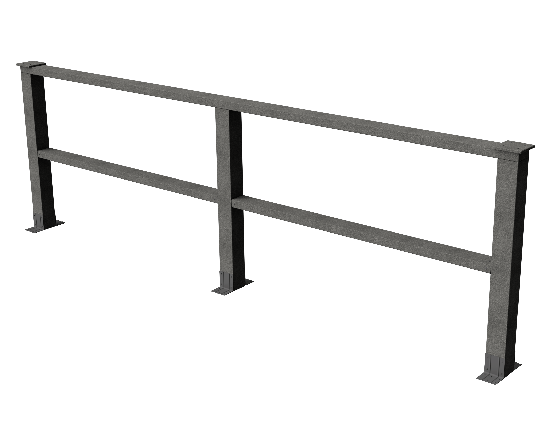 Декоративное ограждение ДПК GRINDERDECO Ковбойская изгородь в цвете серый базальт купить в Сочи