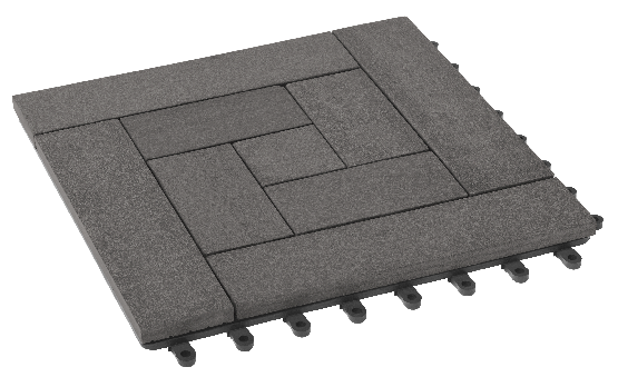 Модульный паркет ДПК GRINDERDECO Люкс 10 Цвет серый базальт купить в Сочи